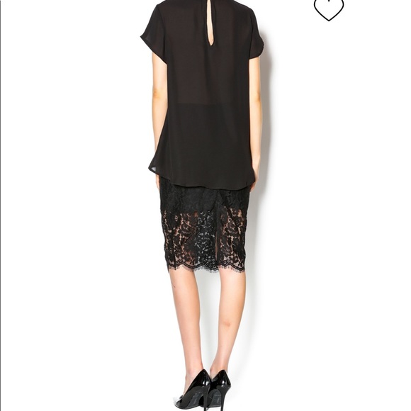 Black lace skirt (Size S) - Picture 2 of 9